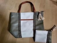 Set Tasche grau weiß Kosmetiktasche Shopper neu Kiel - Ellerbek-Wellingdorf Vorschau