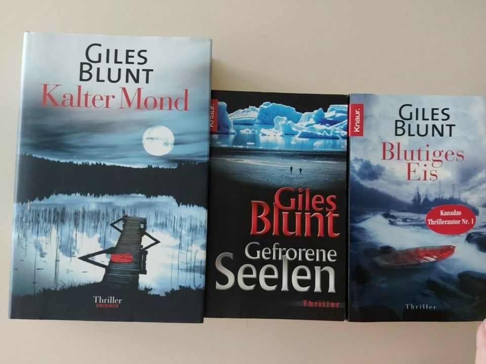 Giles Blunt Krimi Thriller Bücherset neu ungelesen in Rüdesheim am Rhein