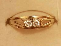 Juwelier 333 Gelbgold Ring mit 2 Diamanten 0,19ct Niedersachsen - Lamspringe Vorschau
