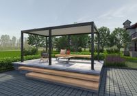 Lamellendach Pergola Pavillon Aluminium Terrassendach Carport Wintergarten 6 m x 4 m Nordrhein-Westfalen - Siegen Vorschau