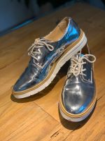 Schuhe Abend Lack Silber Glitzer Spiegel Sneaker Gr. 40 Aachen - Aachen-Mitte Vorschau