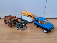Playmobil Kutsche mit Pferde und Auto mit Anhänger Kiel - Kronshagen Vorschau