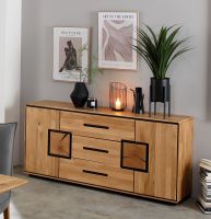 Sideboard Holz massiv Wildeiche geölt, B 165,5 cm, NEUWARE Thüringen - Ronneburg Vorschau