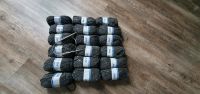 900 Gramm grau melierte Strickwolle - warme Wolle Nordrhein-Westfalen - Alpen Vorschau