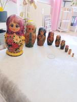 Nistpuppen, Matrjoschkas, Babuschka, 9 tlg , Holz Rheinland-Pfalz - Altenglan Vorschau