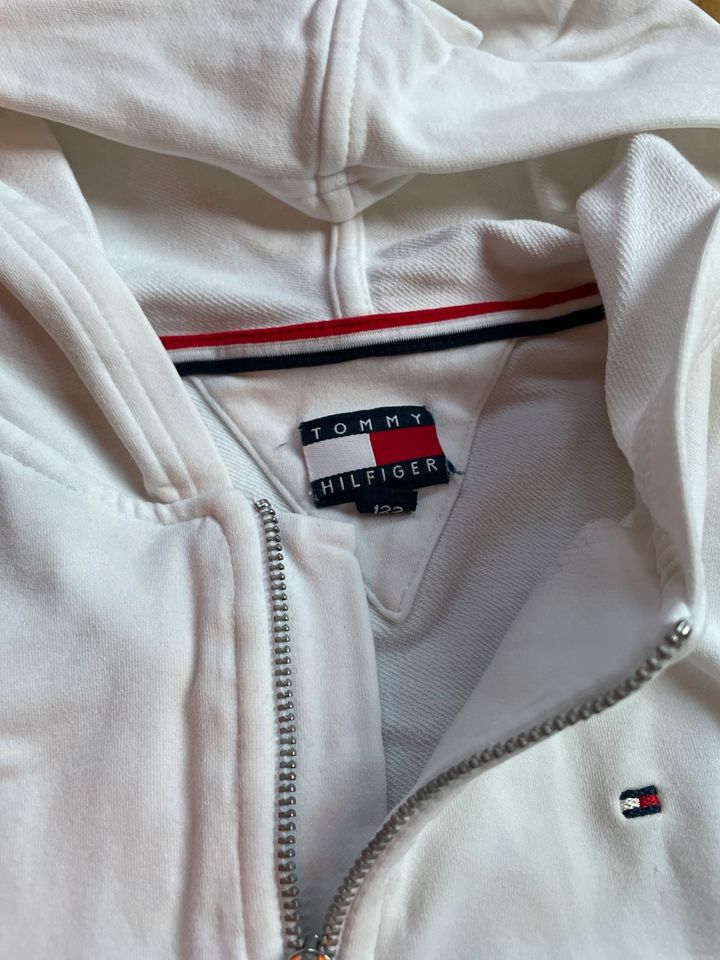 Tommy Hilfiger Sweat Weste Kinder - weiß - Gr.122 in Mainz