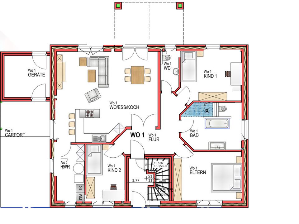 RESERVIERT-Junges Zweifamilienhaus in Ruhiger Lage von Emsbüren in Emsbüren