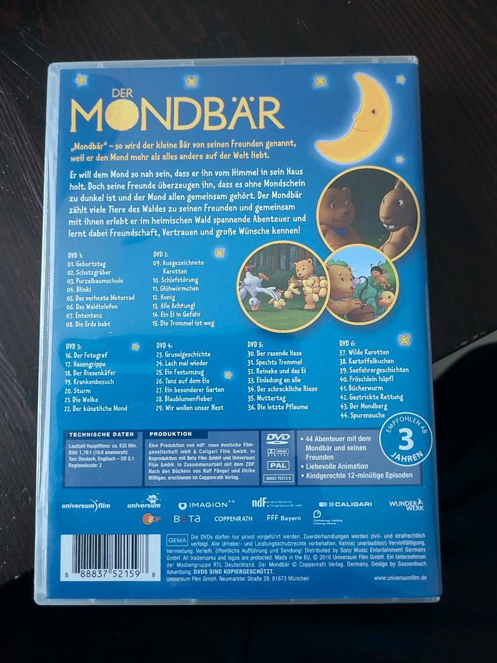 Der Mondbär DVD alle Folgen von Nr 1 bis Nr 44 in Münster