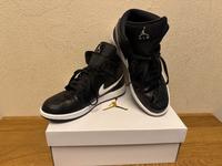 Nike Air Jordan 1 Mid Sneaker, 40,5 in schwarz Bayern - Schwabhausen Vorschau