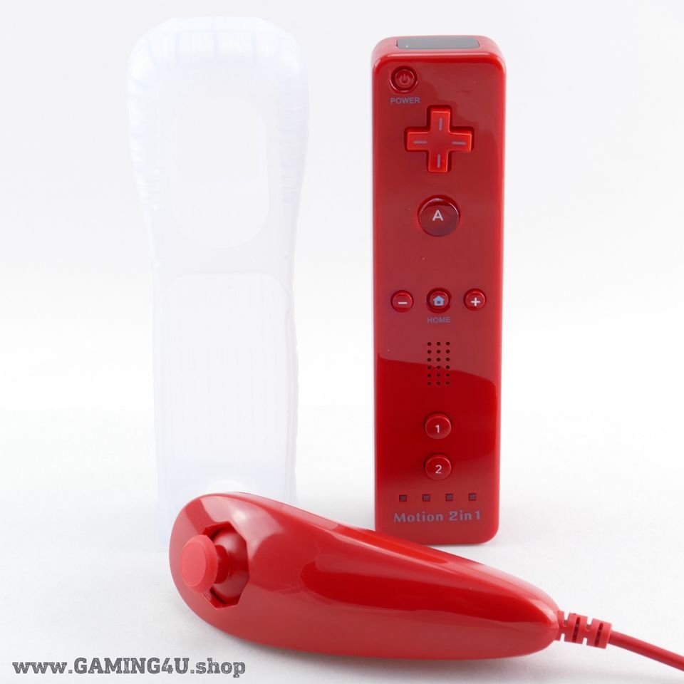 2 in 1 Remote Motion Plus Controller, Nunchuk für Nintendo Wii in Aulendorf