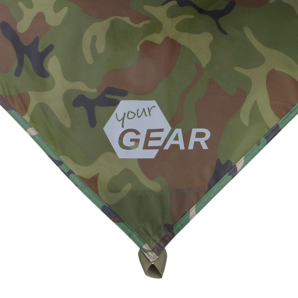 yourGEAR Bushcraft Tarp 4,3x4,3 -Schutzdach Regendach Sonnensegel in Bocholt