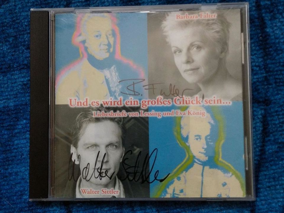 Walter Sittler: G E. Lessings Liebesbriefe CD signiert in Langelsheim