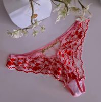 *NEU* Damen Brazilian Slip Dessous rosa Herzchen rot Gr. L West - Unterliederbach Vorschau