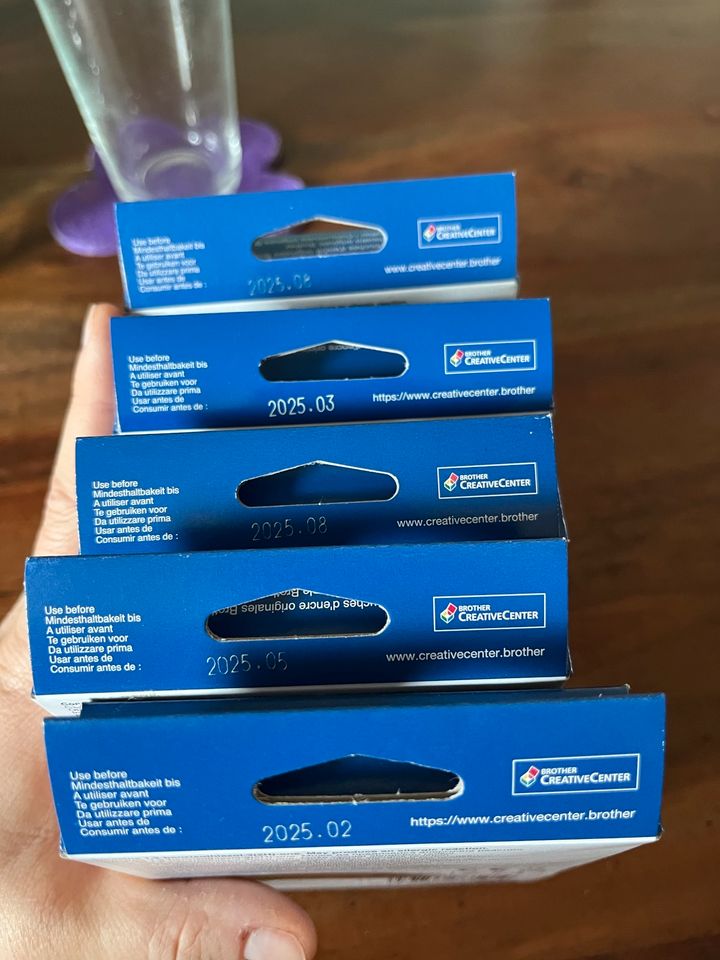 5x Brother Patronen schwarz gelb blau pink LC NEU in Köln