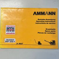 Betriebs-Anweisung und Ersatzteile Rüttelplatte Ammann DVP 1240 Y Kreis Ostholstein - Bad Schwartau Vorschau