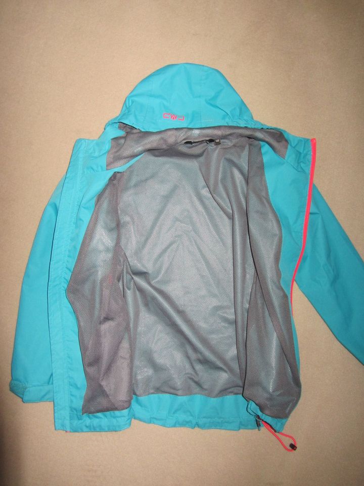 CMP Regenjacke Funktionsjacke Mädchen türkis Gr. 140 in Dresden