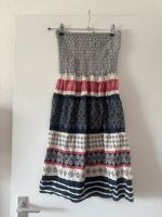 Kleid, Bandeau „Atmosphere“ beige/blau/rot Gr.34 Nordrhein-Westfalen - Issum Vorschau