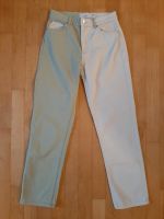 Hose beige-mint von Bershka straight Gr. 36 Schleswig-Holstein - Jevenstedt Vorschau