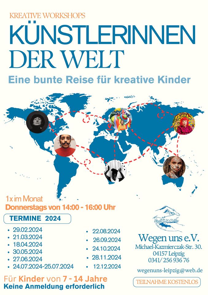 Kunstworkshop für Kinder in Leipzig