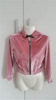 Crop Jacke Marke Hailys Sweatshirtjacke rosa pink samtiger Stoff Berlin - Lichtenberg Vorschau