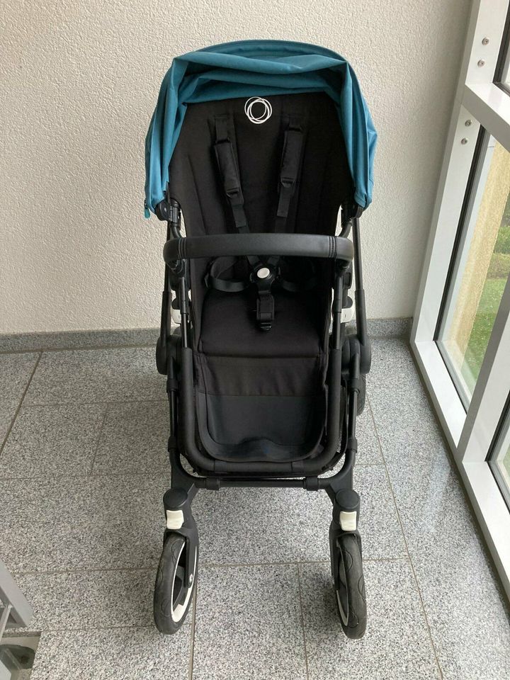 Bugaboo Bufallo Kinderwagen petrol - komplettes Set! in Mannheim