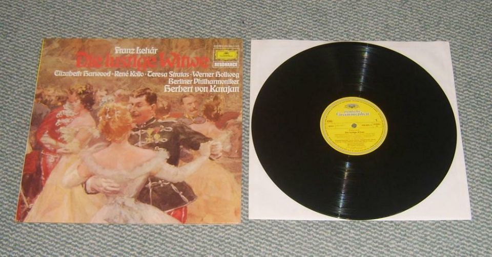 Die lustige Witwe Franz Lehar Operette Schallplatte LP Vinyl in Röthenbach