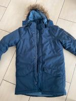 H&M Winterjacke Mantel Parka Jungen Gr. 140 blau Bayern - Kürnach Vorschau