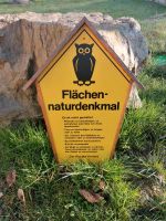 Schild DDR Flächennaturdenkmal Naturschutz Wald Bayern - Thyrnau Vorschau