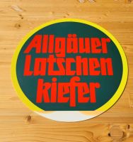 Webeschild "Allgäuer Latschenkiefer", alt, vermutlich 70er, 37cm Bayern - Oy-Mittelberg Vorschau