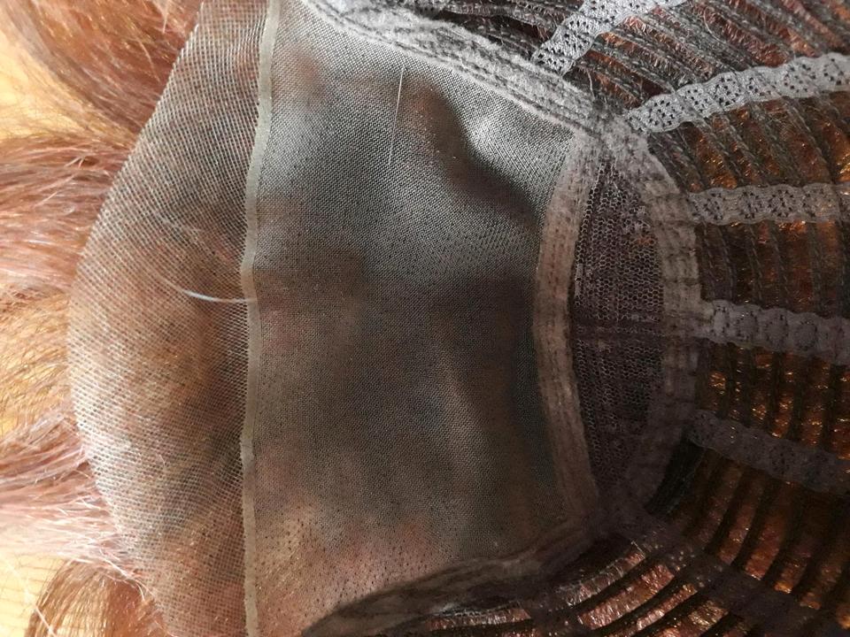 Echthaarperücke von Gisela Mayer, dunkler Rotton, Neuwertig in Lustadt
