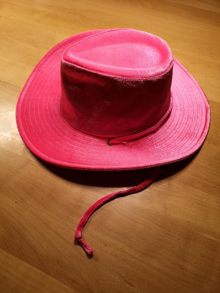 Karneval: Cowboy Hut, pink, Samt, 59cm, einmal getragen in Bonn