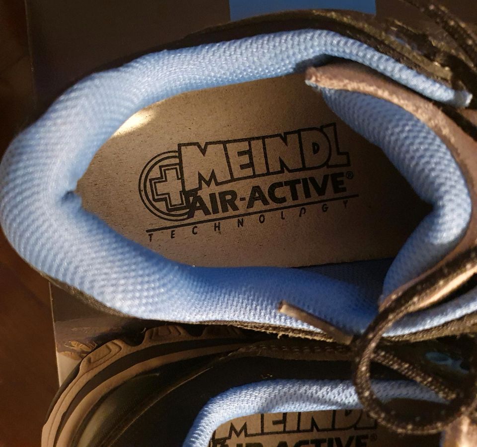 ♡NEU♡ Meindl Air Active Sport Gr 7, graphit/blau, Leder/Mesh in Aschaffenburg