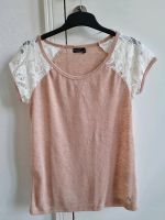 Tshirt Bluse Rose mit weißer Spitze | eight2nine Leipzig - Sellerhausen-Stünz Vorschau