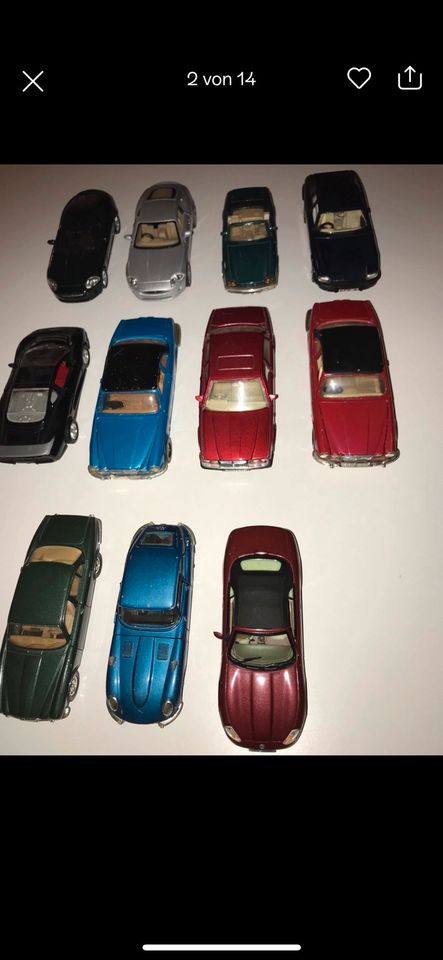 JAGUAR Konvolut 1:43  11 Stück, Modell XJ, XJS,  XJ und ETyp in Wulkow