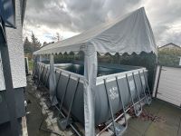 Lagerzelt Industriezelt 4x8m grau Zelt Pavillon Festzelt Bayern - Burgau Vorschau