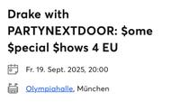 Drake Konzertticket tauschen – München 19.09. Nürnberg (Mittelfr) - Südoststadt Vorschau