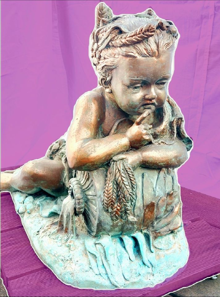 Bronze Figur Bacchus Skulptur in Schwerin