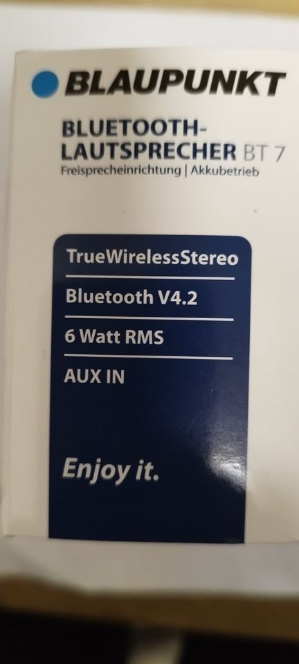 Blaupunkt Bluetooth Lautsprecher mit TWS BT7 in Herne