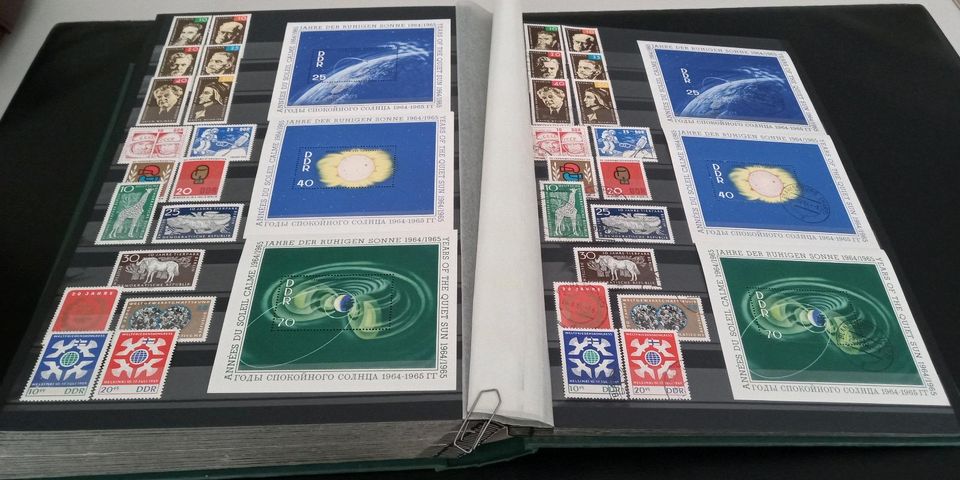 Briefmarken, DDR Sammlung 1953-66 ** und gestempelt, Auflösung in Krefeld