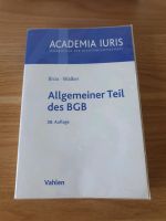 Brox Walker Allgemeiner Teil des BGB Nordrhein-Westfalen - Kamen Vorschau