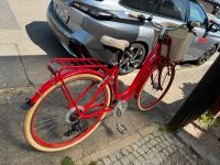 Rotes Fahrrad mit Körbchen Rheinland-Pfalz - Harxheim Vorschau