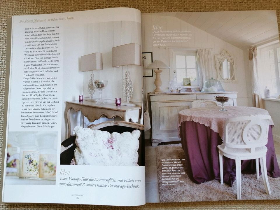 Zeitschrift Maison Chic - Shabby-Stil Ausgabe Juni/Juli 2012 in Rheda-Wiedenbrück