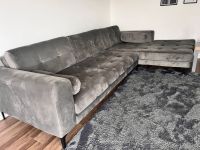 L Couch Samtstoff Baden-Württemberg - Heilbronn Vorschau