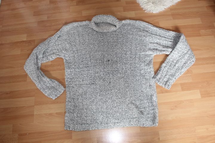 Tom Tailor-Pullover,Strickpullover,creme/schwarz melliert,Gr.L in Vechelde