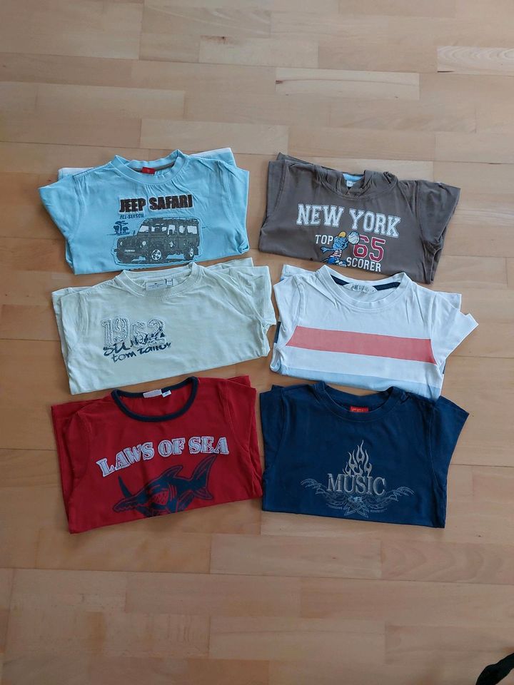 6 T-SHIRTS ++ GR. 104 /110 in Aschersleben