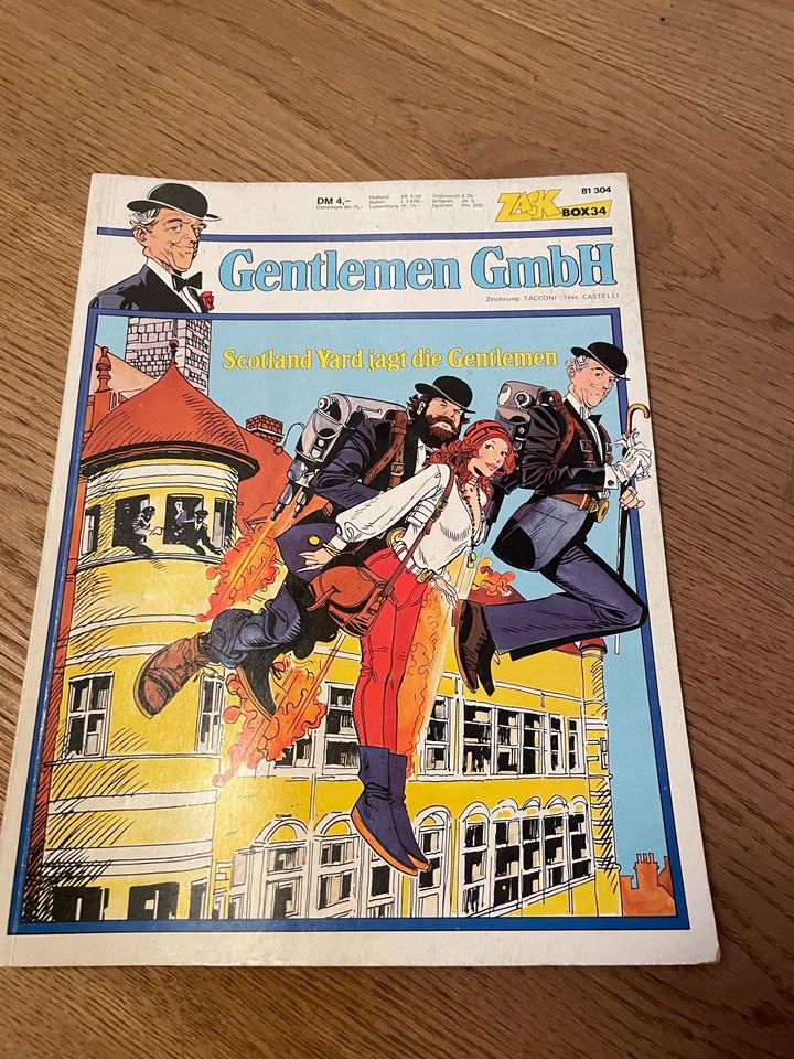 Alter COMIC: Gentlemen GmbH - Scotlandyard jagt die Gentlemen in Reichling