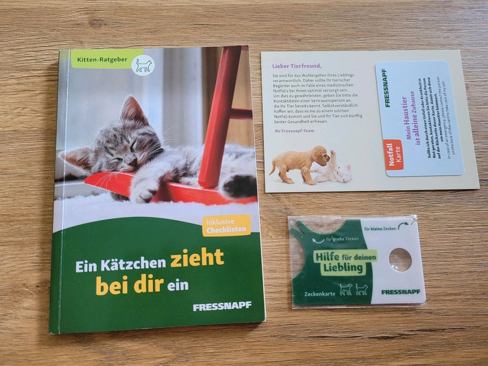 Fressnapf/ Buch "Kitten-Ratgeber" + Zeckenkarte/NEU in Lüdinghausen