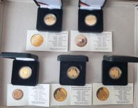 5×100€ Goldmünzen UNESCO Weltkulturerbe u. Weltmeisterschaft 2006 Niedersachsen - Ronnenberg Vorschau