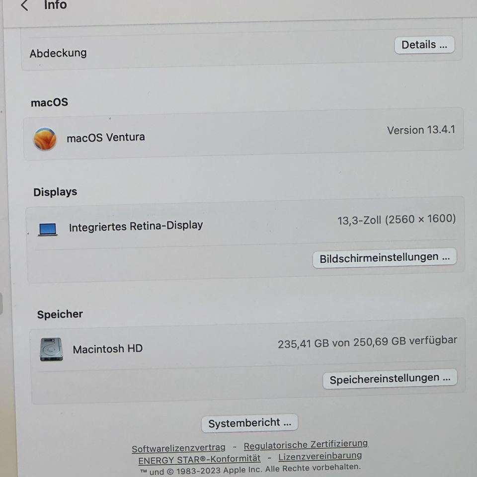 ❌⭐️ MacBook Pro 13'' 2018 A1989 i5 2,4GHz 16GB 256 SSD⭐️ M207 in Berlin