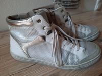 hoher Sneaker GABOR weiss-silber-grau Gr. 6 Nordrhein-Westfalen - Wegberg Vorschau